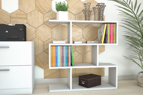 Pack Mueble Modular Mesa Tv + Biblioteca Minimalista Moderno