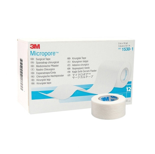 Cinta Hipoalergenica Micropore 3m 2,5cm X 12 Unidades 