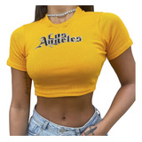 Cropped Blusinha Los Angeles Tf