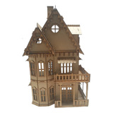 Casa Casinha De Boneca Mdf Polly- 46 Moveis