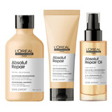 Shampoo + Acondicionador + 10 En 1 Absolut Repair Loreal Pro