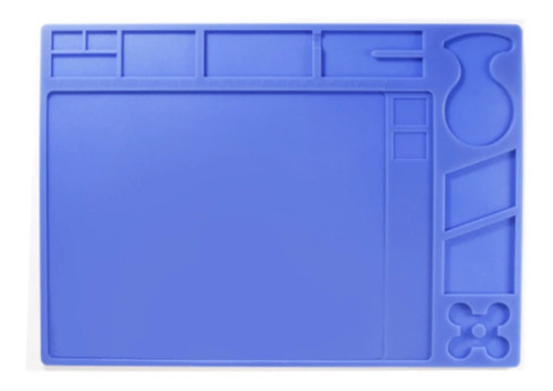 Manta Antiestática Silicona Térmica Electrónica Magnética Color Azul