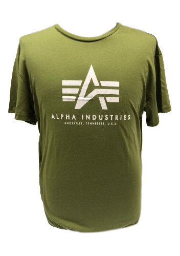 Remera Hombre Logo Estampada Alpha Importadas