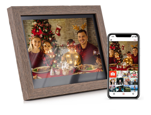 Marco De Fotos Digital Automático Con Pantalla Wifi 10.1 And