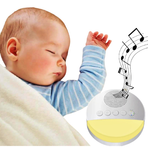 Aparelho Som Bebê Ruído Branco Usb Dormir Ninar Relaxante