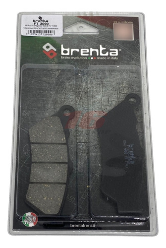 Pastilla Freno Brenta Ft 3090 Bmw Gs 650 800 Motoshop16