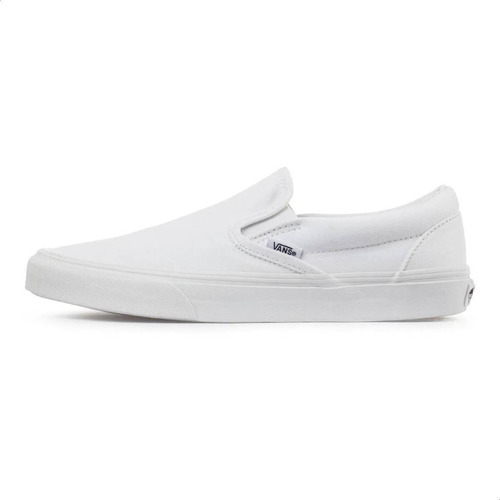 Tenis Sin Género Vans Classic Slip-on Color True White - Adulto 9 Us