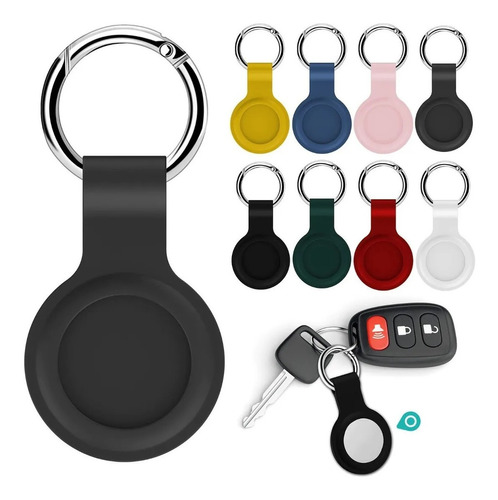 Kit 4 Fundas Protectoras Para Airtag Colores A Elección 