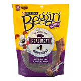 Snack Perro Strips Bacon Beef Beggin Pedigree 170g