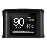 Advertencia Digital De Velocidad De Temperatura Obd2 P10 Hud