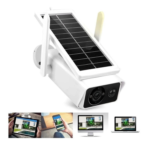 Camara De Seguridad Solar Wifi Hd 1080p - Exterior