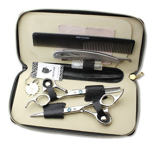 Set De Tijeras Profesional Barbero O Estilista  Acero 440c