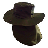 Sombrero Australiano Bonnie Con Cubre Nuca