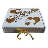 Caja Decorativa Personalizada, Regalo, Sorpresa 20x24