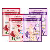 Pack 4 Mascarillas Para Manos Exfoliante Rosas Y Lavanda