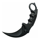 Karambit Black Cs Afiada Faca Preta Combate Tática Envio Já