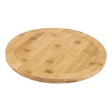 Bandeja Giratoria De Madera Con Base Giratoria Para Mesa De