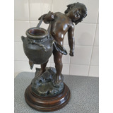 Auguste Moreau, Petit Bronce Original. Firmado Y Sellado.