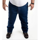 Calça Jeans Plus Size Masculina Elastano Tradicional