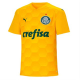 Camisa Palmeiras Gk Amarela Libertadores 2020/2021