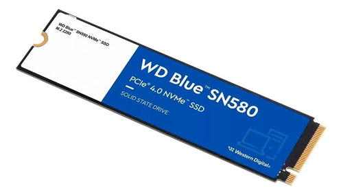 Ssd Wd Blue Sn580 500gb Nvme M.2 2280 -  Wds500g3b0e