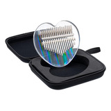 Rainbow Clear Kalimba Thumb Piano Heart Shaped 17 Key S...