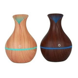 Humidificador Pebetero Diseño Madera Difusor De Aromas