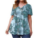 Camisetas De Mujer Con Estampado De Ropa De Talla Grande Con