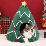 Árbol De Navidad Cabaña Para Gatos Cama Cueva Nido Casa Gato