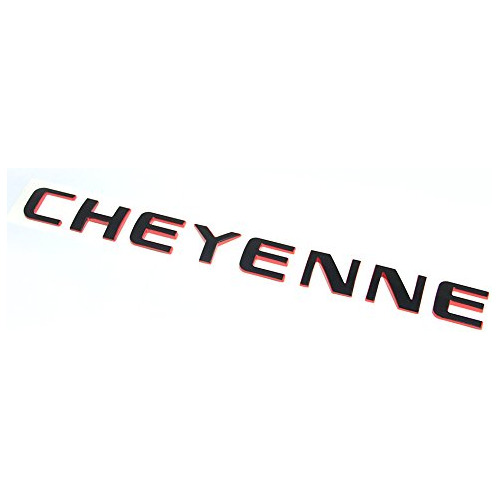 Emblema De Placa De Nombre Oem Cheyenne Redline 3d Ln... Foto 3