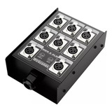 Medusa Painel 8 Vias Xlr Com Conectores Wireconex