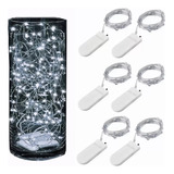 Led Cobre Flor Y Decoración Luz Cadena Navideña 2m 6pcs