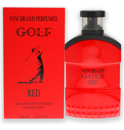 Perfume New Brand Golf Red Edt Spray Para Homens 100ml