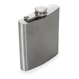 Cantil De Bolso Garrafinha Porta Bebidas Aço Inox 210ml