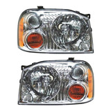 Par De Faros Nissan Frontier 2001 Al 2004 Mica Clara Tyc