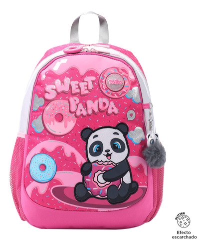 Morral Para Niña Sweet Panda M Rosado