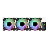 Cooler Aerocool Mirage Pro 12 Argb 120mm X3 + Hub Led Rgb