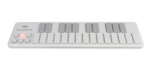 Controlador Midi Korg Nanokey2 Mini Usb Blanco En Caja