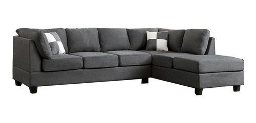 Sala Valentina Lino Gris Izquierda Sala Sofa Sillon Mueble