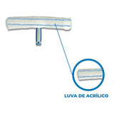 Luva Refil Rodo Combinado Limpador De Vidros 25cm Bralimpia