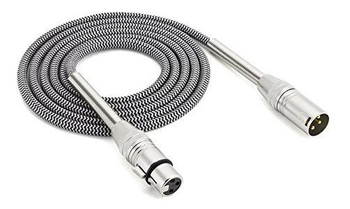 Rugido Xlr Cable Del Micrófono Prima De 6 Pies De Cabl...