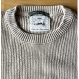 Buzo Sweater Niños Marca Zara Kids Talle10 Usado Color Crema