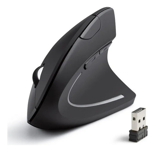 Mouse Vertical Inalámbrico Ortopédico Receptor Usb