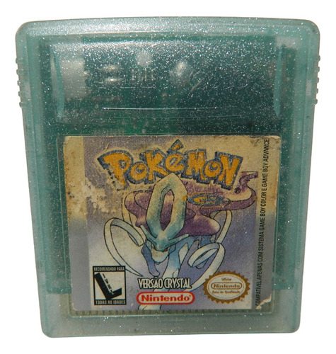 Pokemon Crystal Original Salvando Game Boy Color Gbc Advance