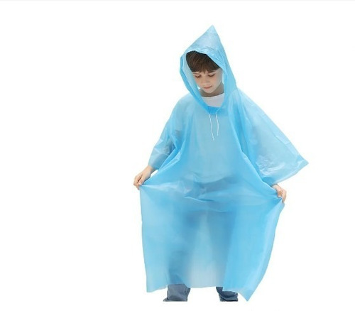 Poncho Impermeable Para Niños Niños Standar Lluvia