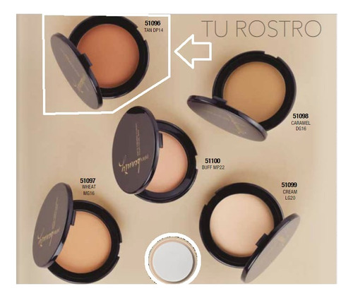 Jafra Polvo Facial Compacto Mate 9g Tonos Disponibles