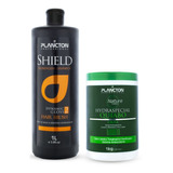 Progressiva Shield Plancton 1litro Máscara Quiabo Hidratação