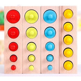 Juego De Cilindros Decrecientes Montessori  24 Pcs