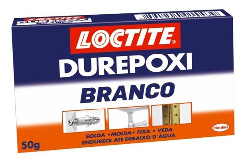 Durepoxi Branco Adesivo Massa Epóxi - Kit 2 Unidades De 50g