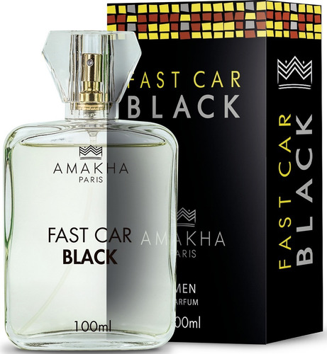 Perfume Fast Car Black Masculino - Amakha - 100ml - Original